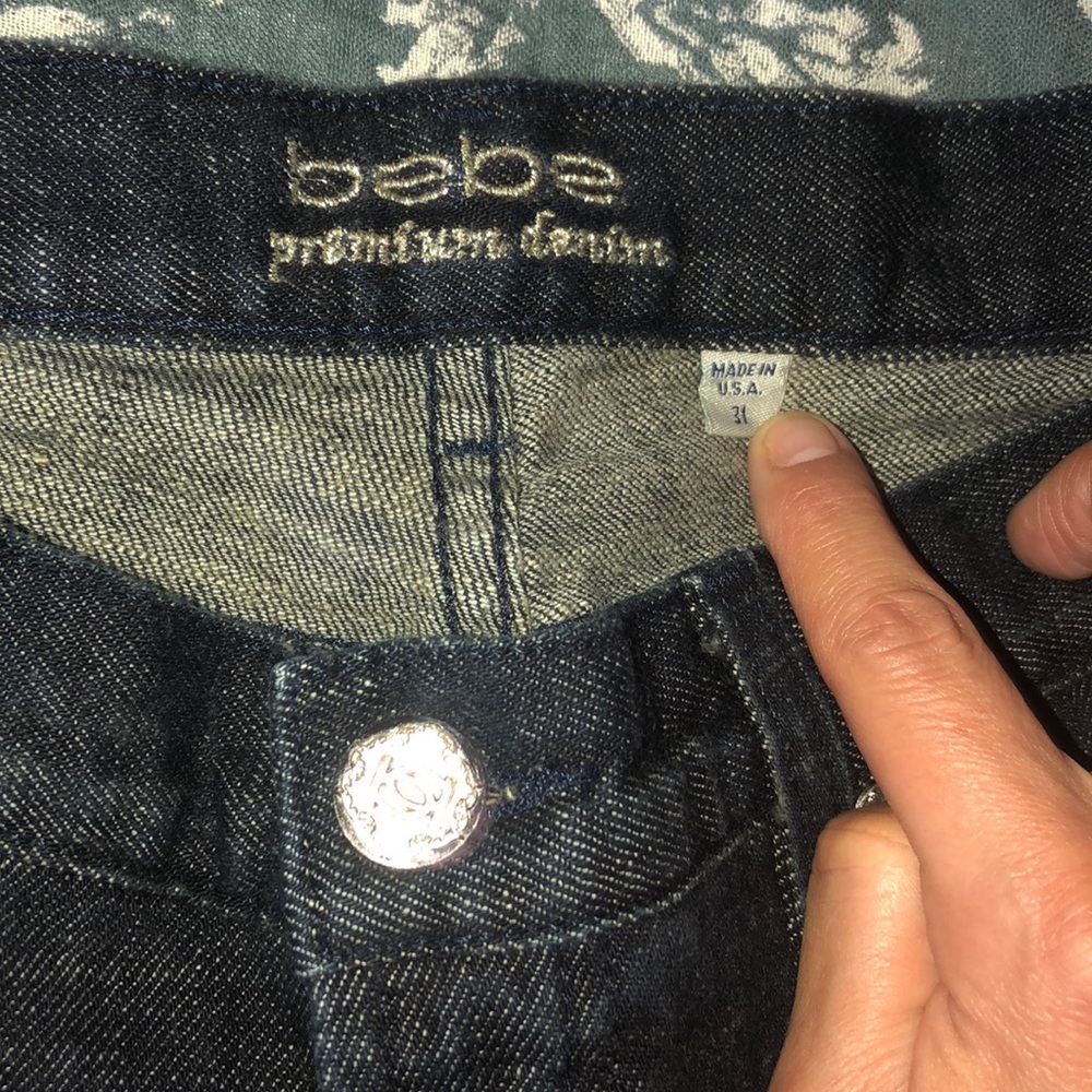 Bebe Premium Rhinestone bootcut 31 - Picture 13 of 16
